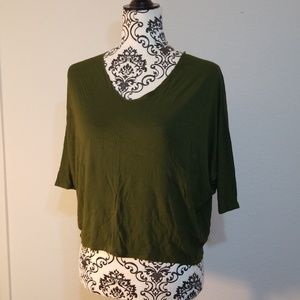 Vince. Crop top shirt